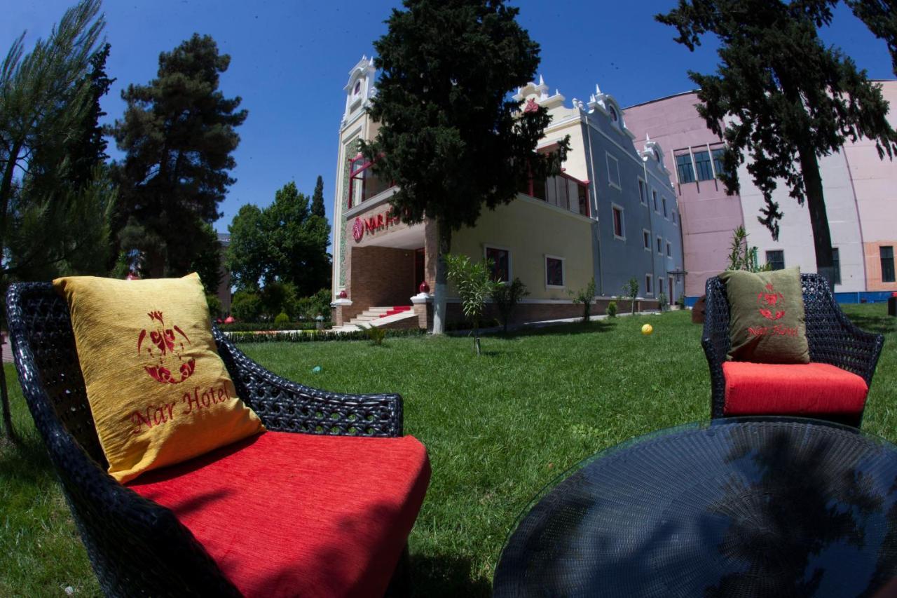 Nar Hotel Goycay Bagian luar foto